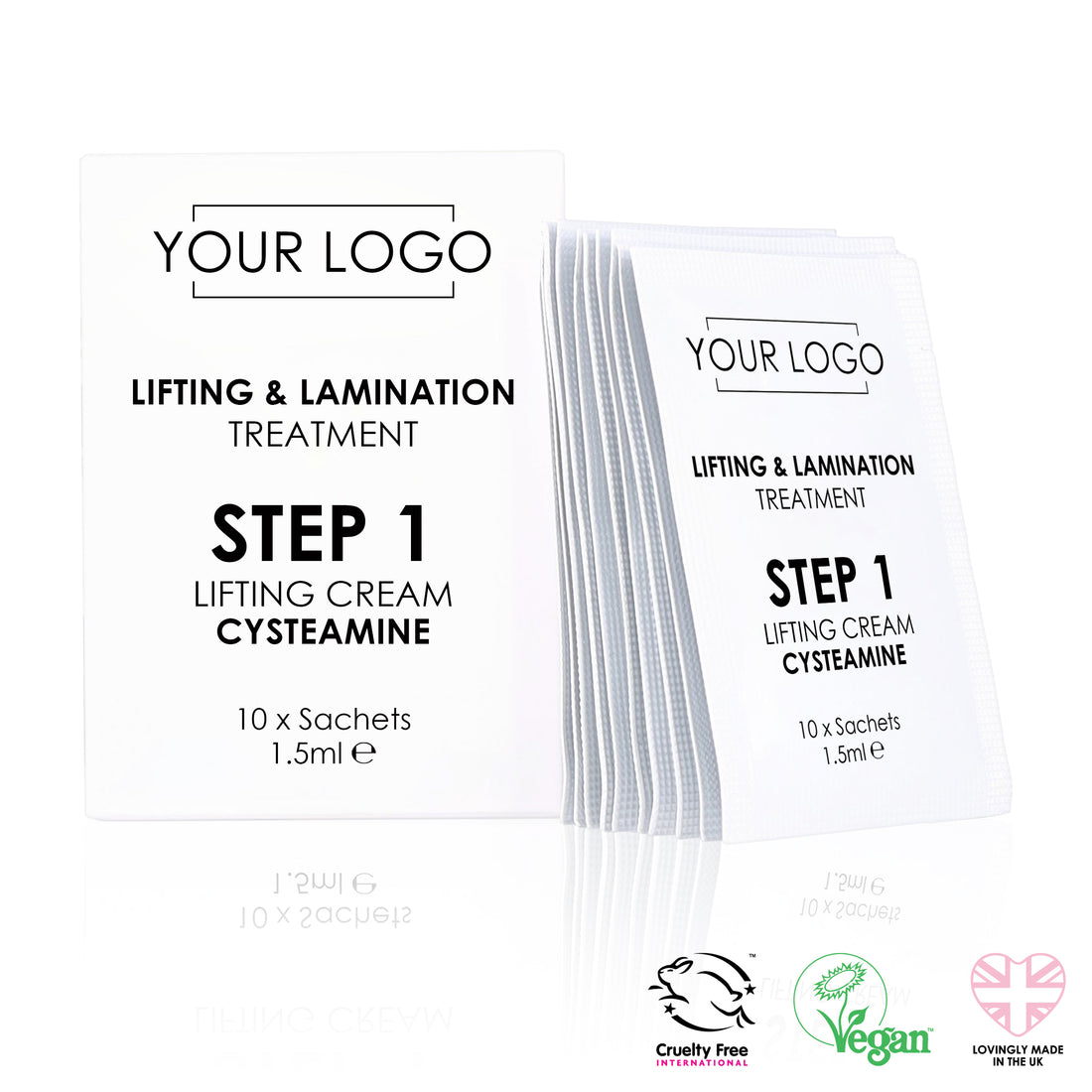 Lash Lifting &amp; Brow Lamination - Step 1 Cysteamine