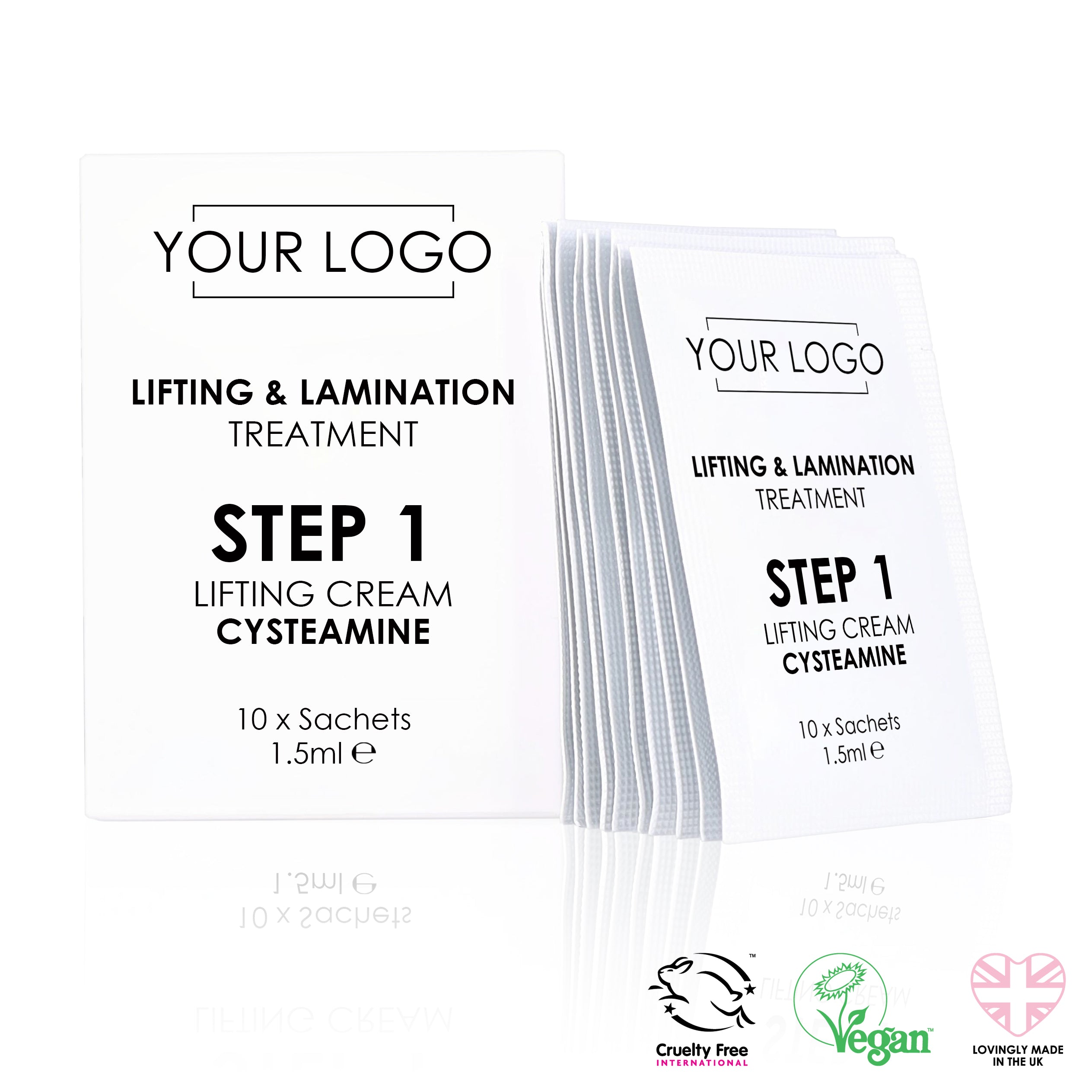 Lash Lifting &amp; Brow Lamination - Step 1 Cysteamine